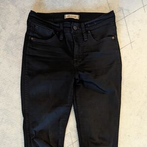 Madewell black skinny jeans
